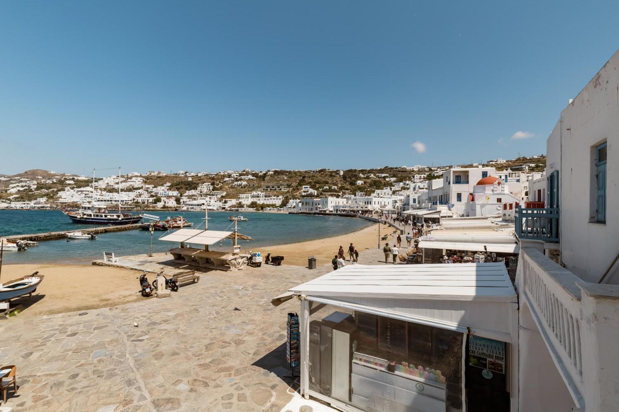 Elpis Mykonos Apartments - Mykonos Town Delos Port エクステリア 写真