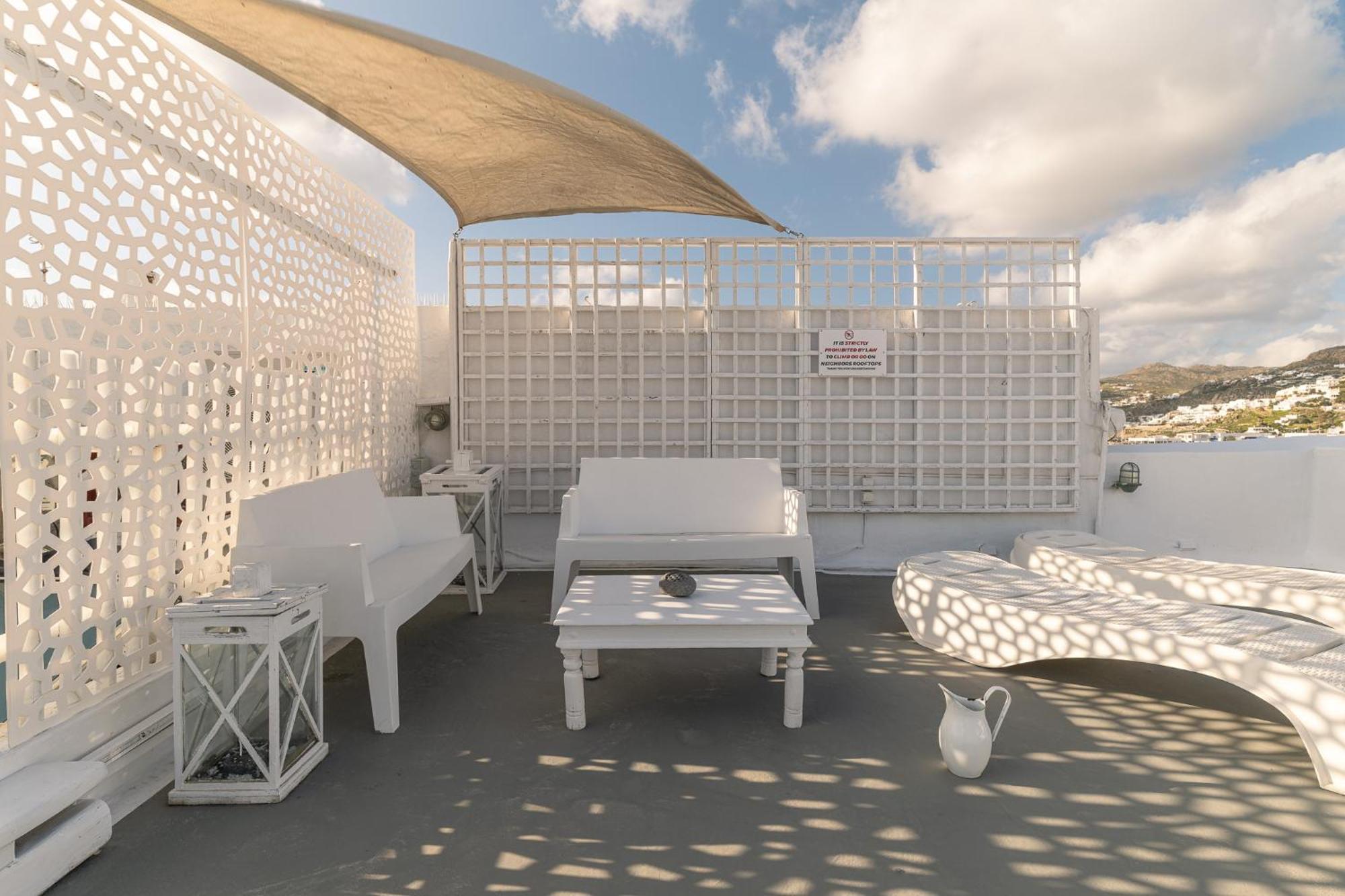 Elpis Mykonos Apartments - Mykonos Town Delos Port エクステリア 写真