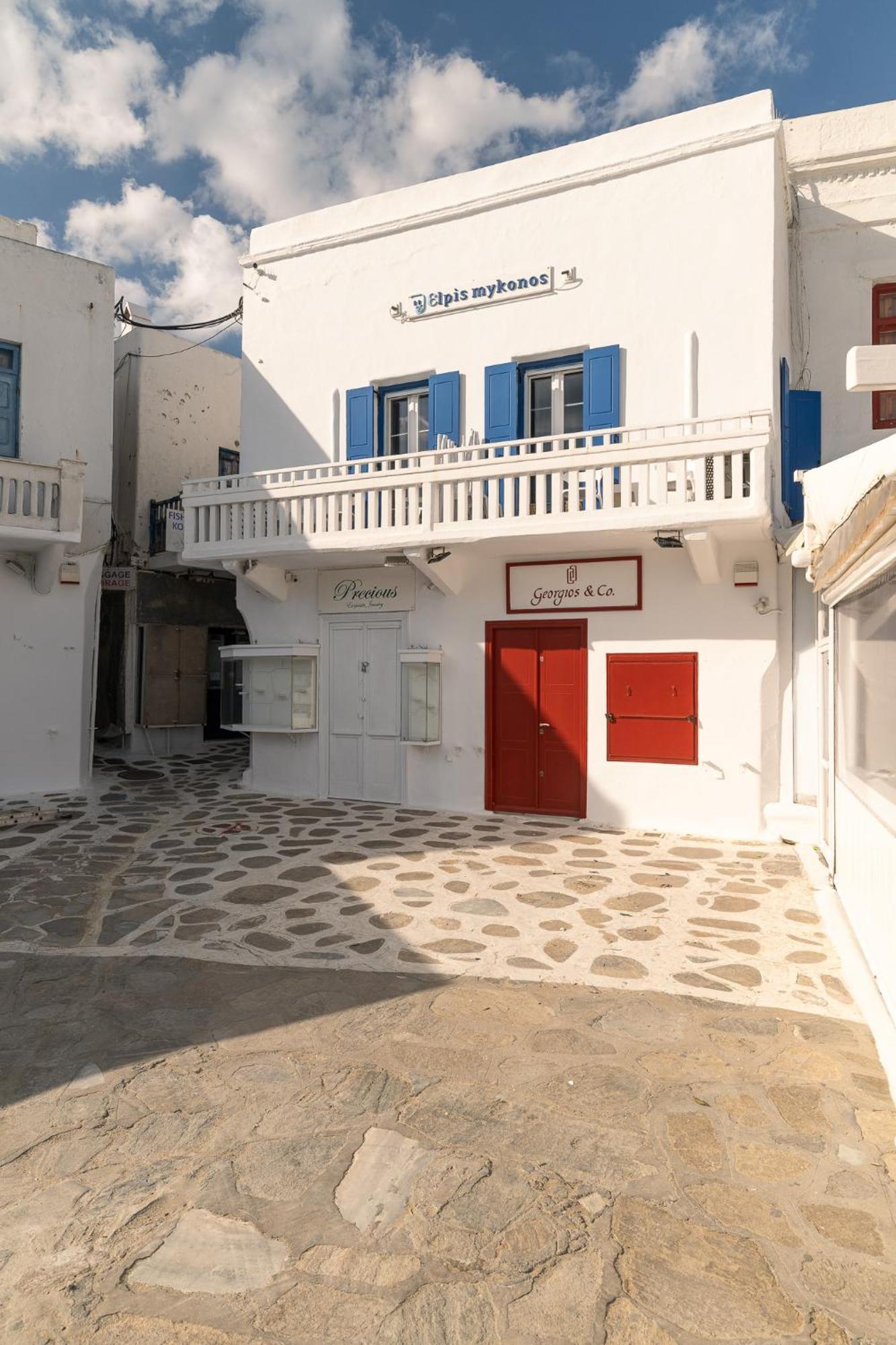 Elpis Mykonos Apartments - Mykonos Town Delos Port エクステリア 写真