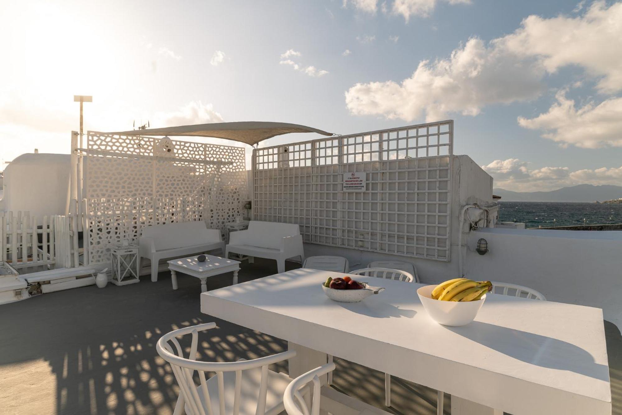 Elpis Mykonos Apartments - Mykonos Town Delos Port エクステリア 写真