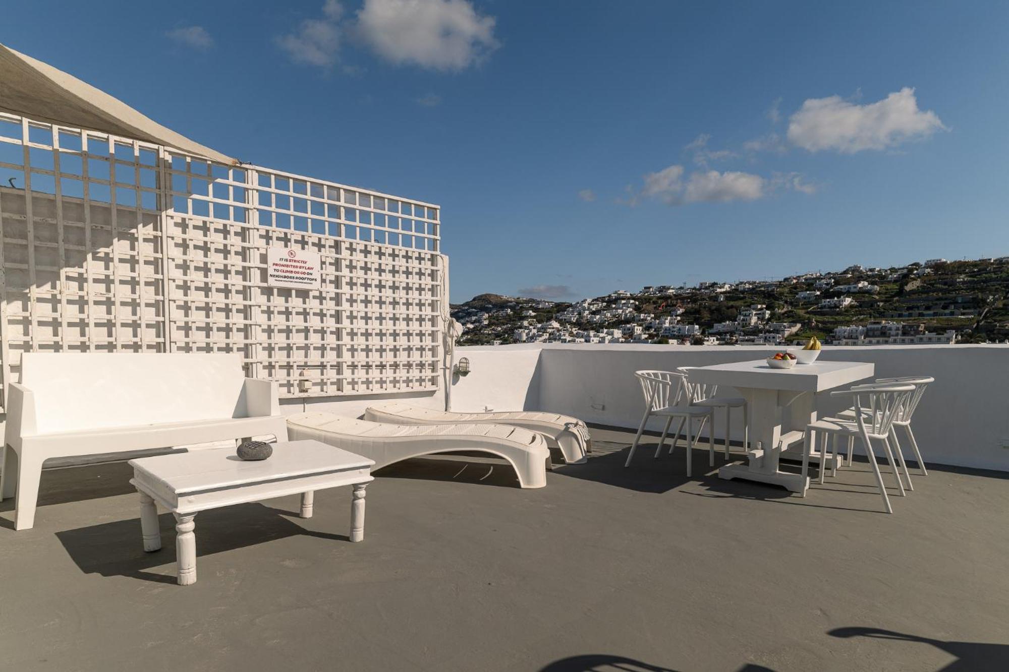 Elpis Mykonos Apartments - Mykonos Town Delos Port エクステリア 写真