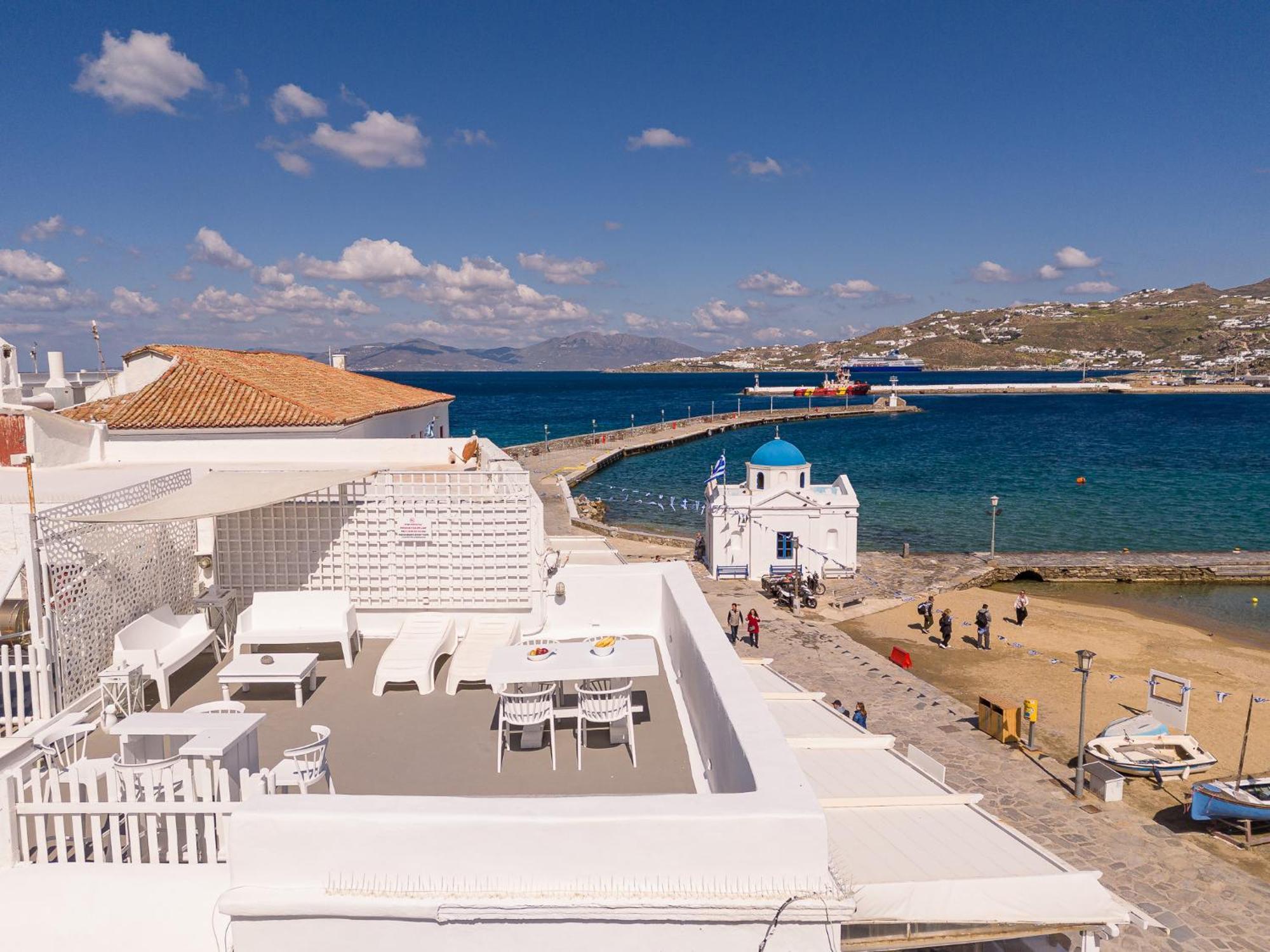 Elpis Mykonos Apartments - Mykonos Town Delos Port エクステリア 写真