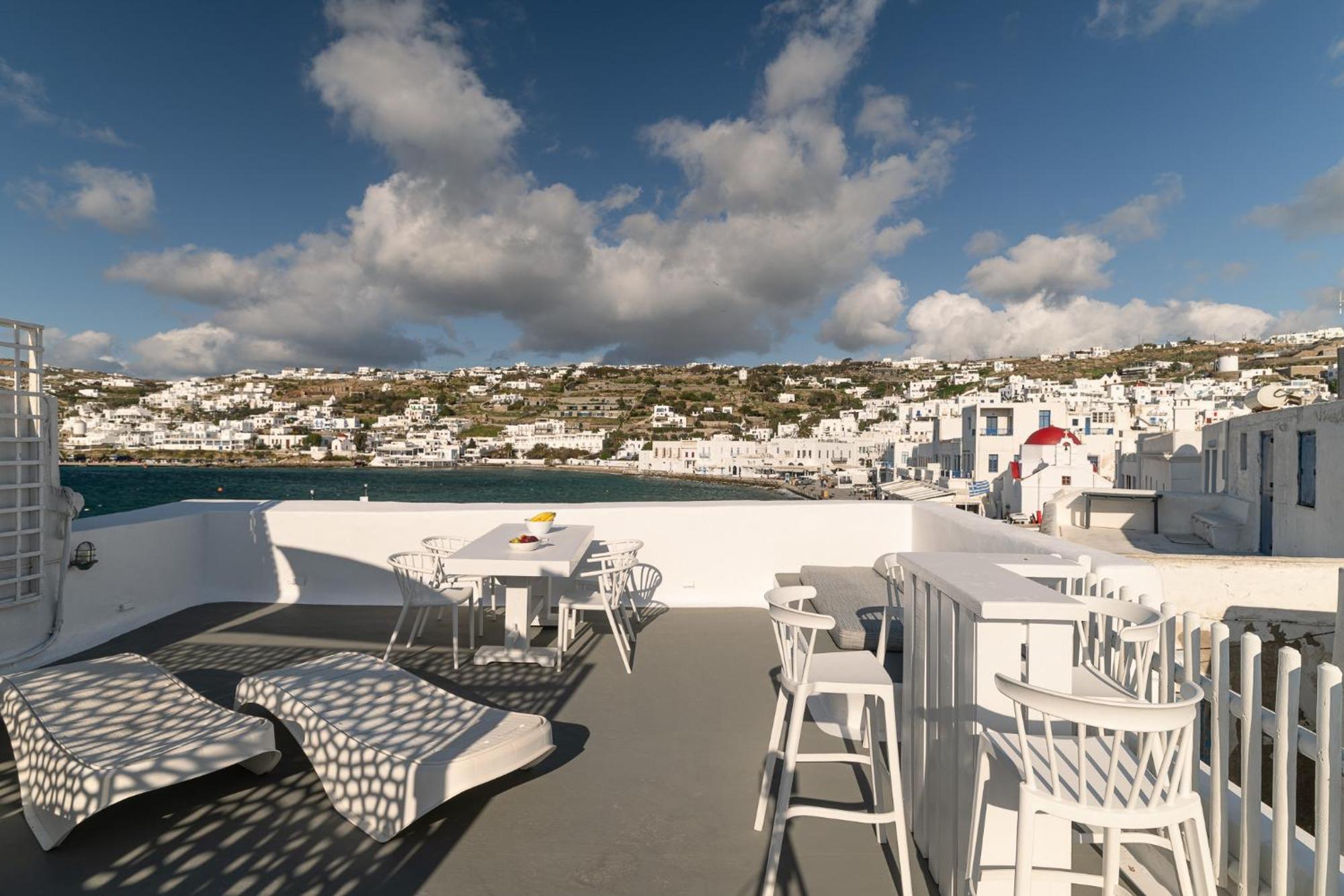 Elpis Mykonos Apartments - Mykonos Town Delos Port エクステリア 写真