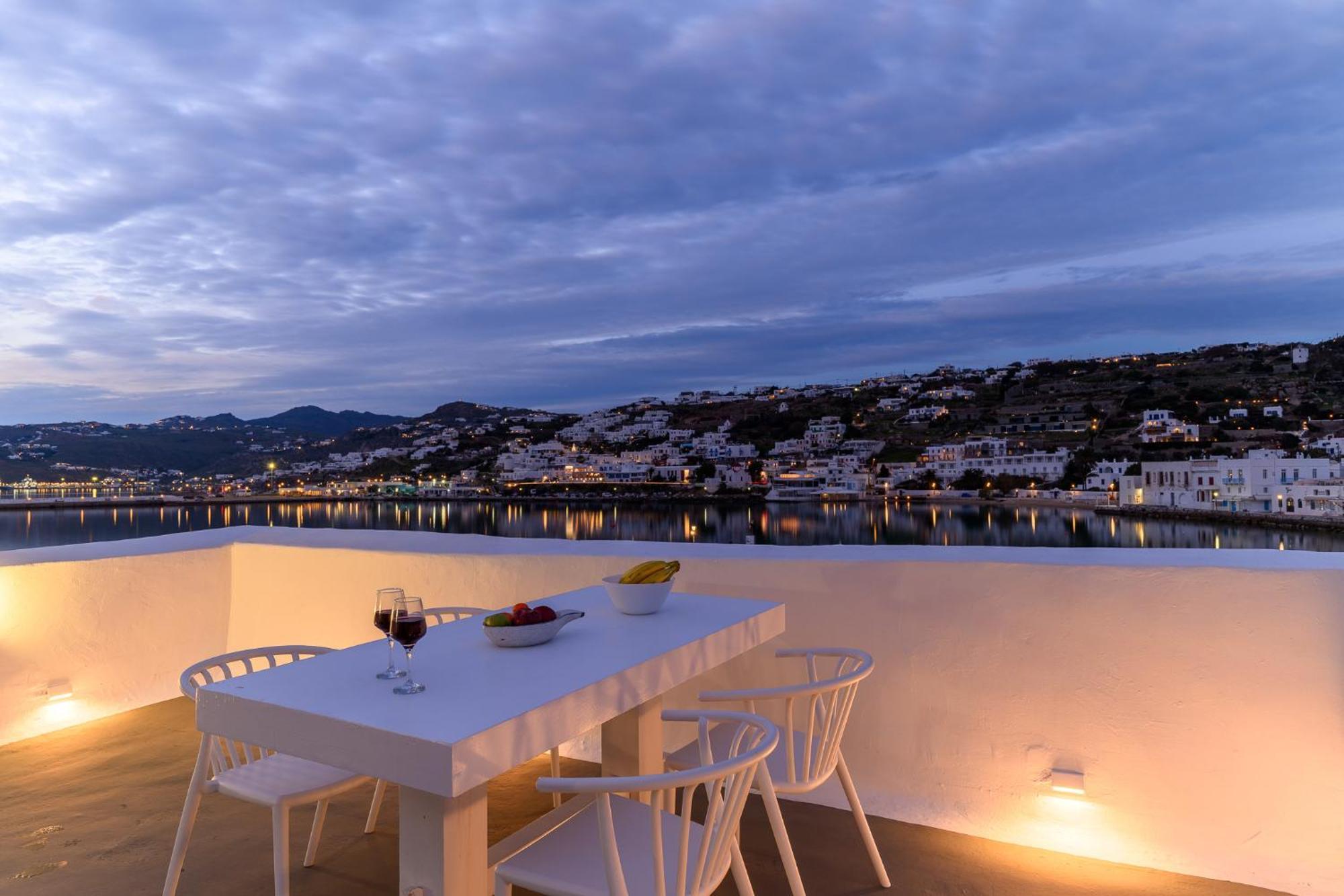 Elpis Mykonos Apartments - Mykonos Town Delos Port エクステリア 写真