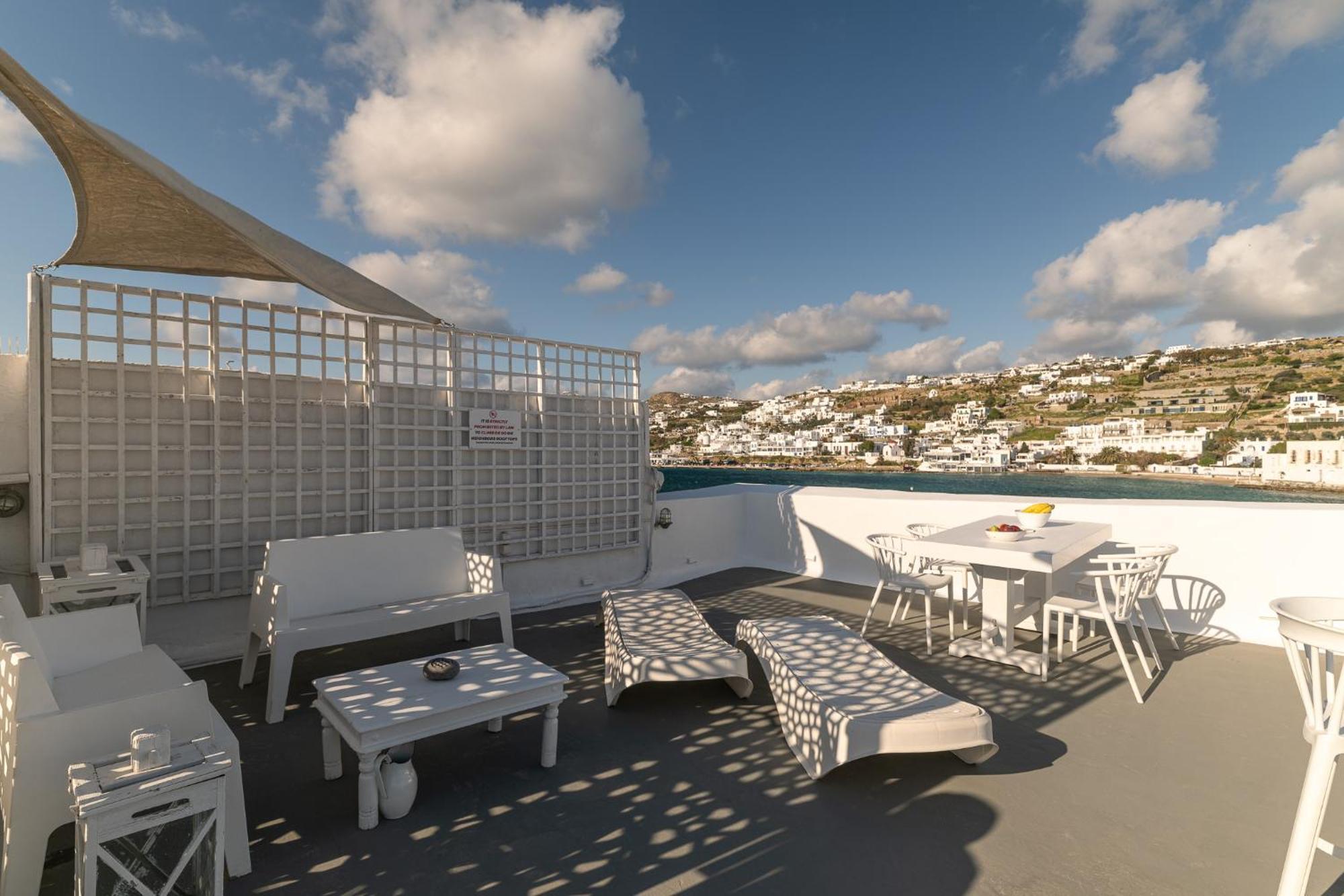Elpis Mykonos Apartments - Mykonos Town Delos Port エクステリア 写真