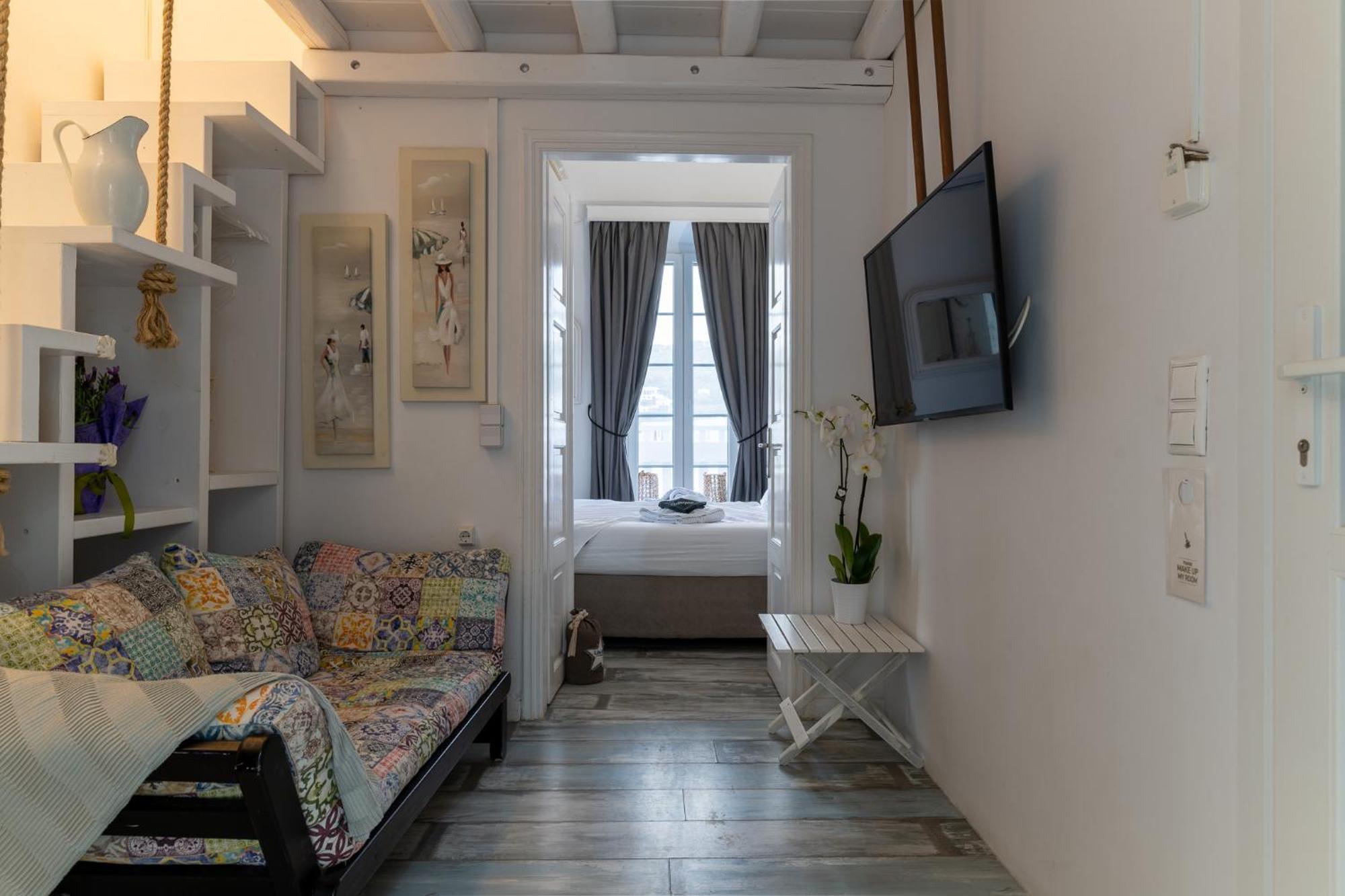 Elpis Mykonos Apartments - Mykonos Town Delos Port エクステリア 写真