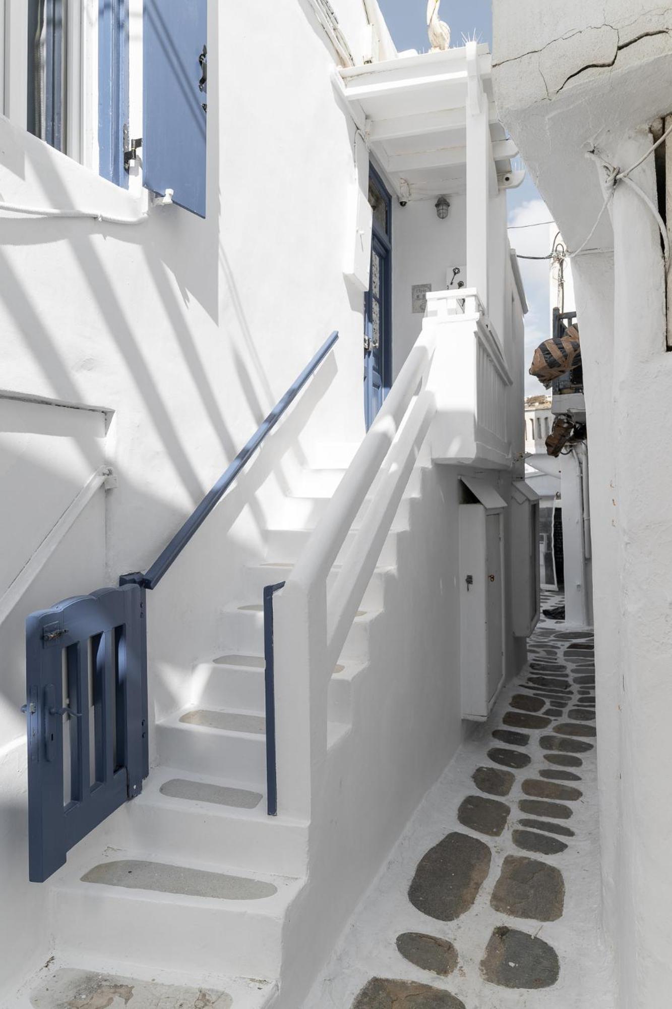 Elpis Mykonos Apartments - Mykonos Town Delos Port エクステリア 写真